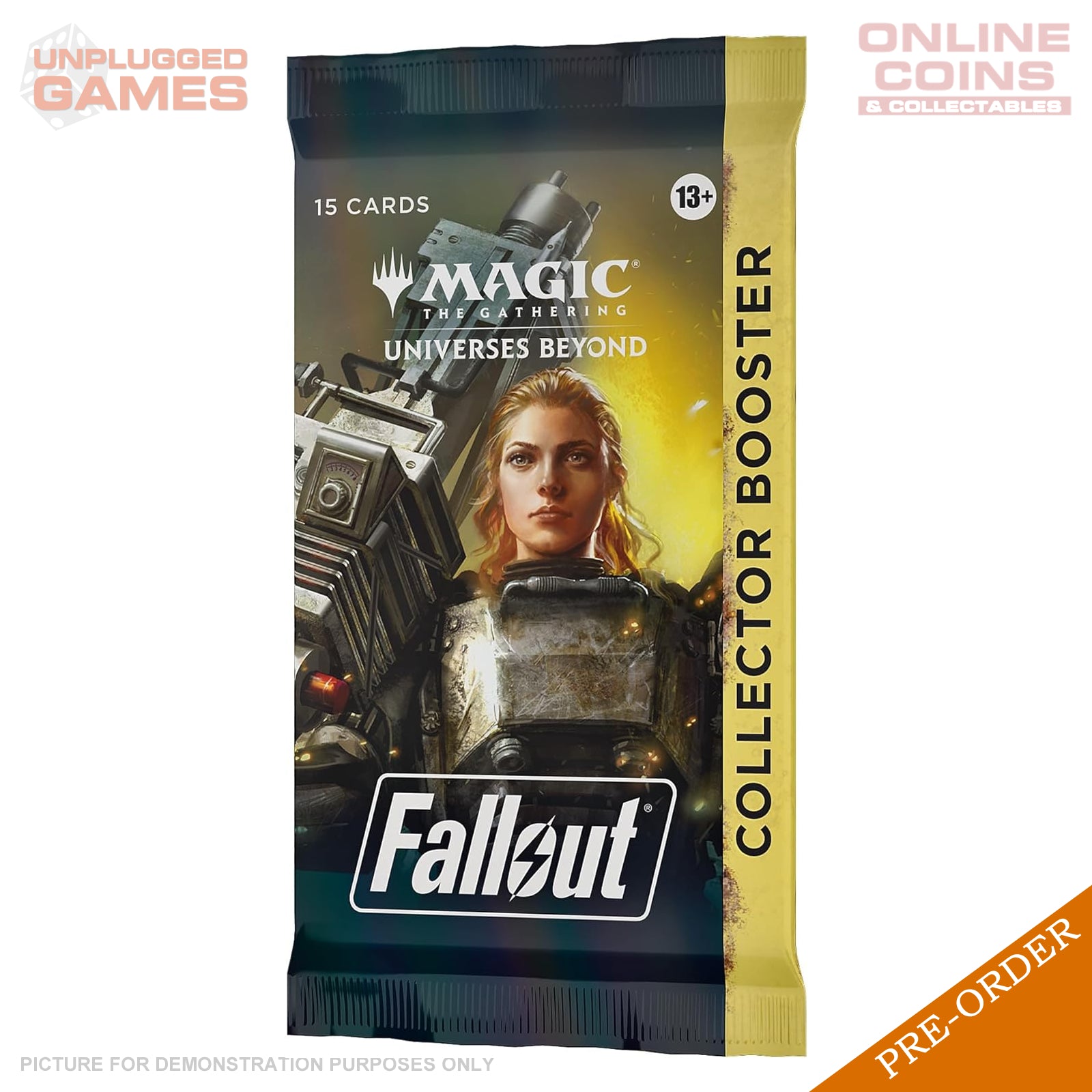 Magic The Gathering - Fallout Collector Booster Pack of 15 Cards
